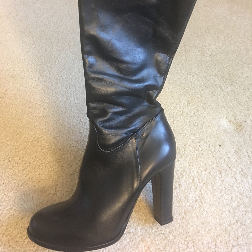 black Bata boots